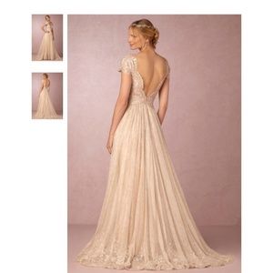 Champagne lace bridal gown | NWT